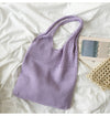 Buy Online High Quality, Unique Handmade Macaron Colored Cotton Knitted Shoulder Bag, Fashion Casual Bag, Handmade Gift for Her, Women's Hand Woven Bag - Elena Handbags
