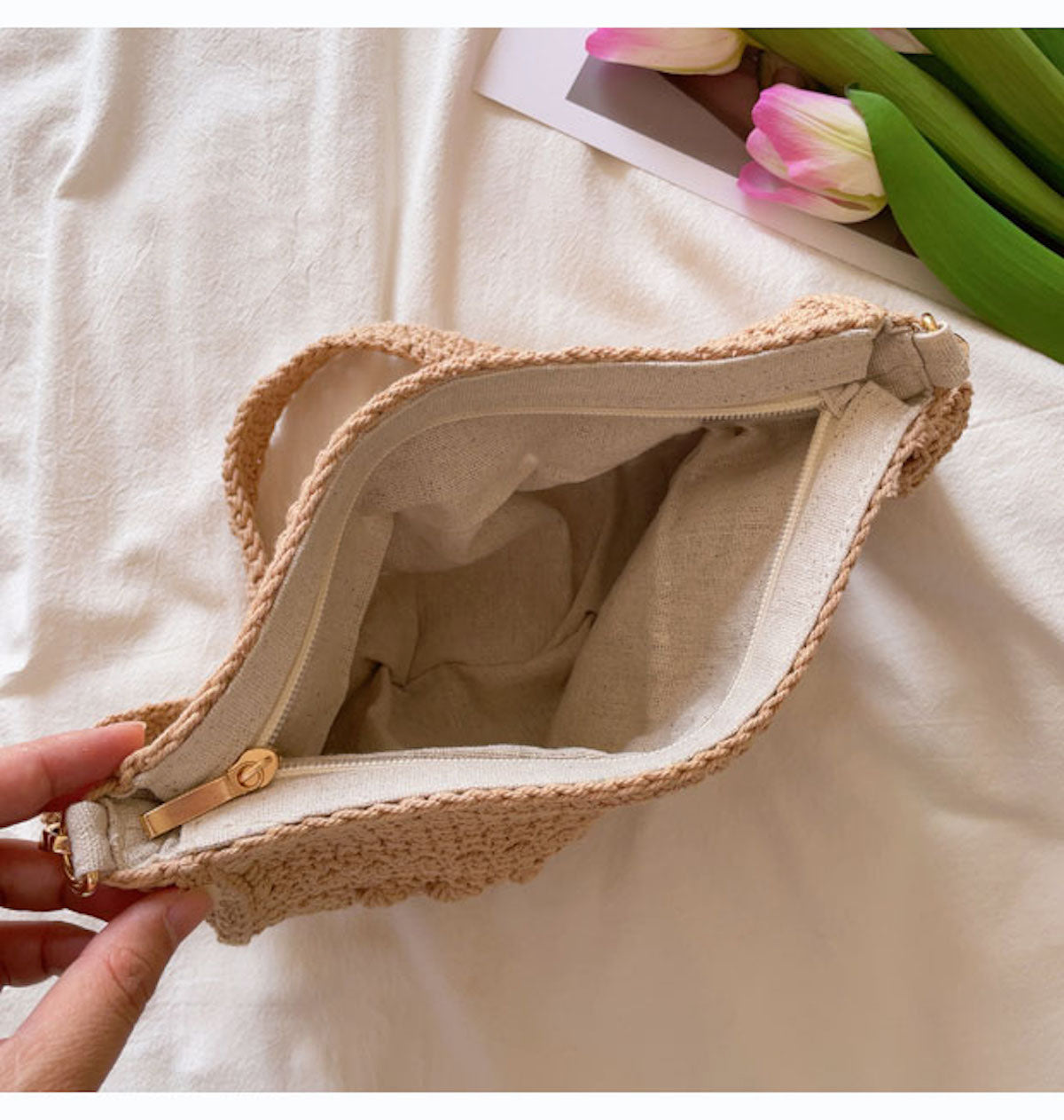 Buy Now Elena Handbags Handmade Crochet Messenger Bag