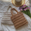 Buy Online Elena Handbags Thick Yarn Shoulder Bag