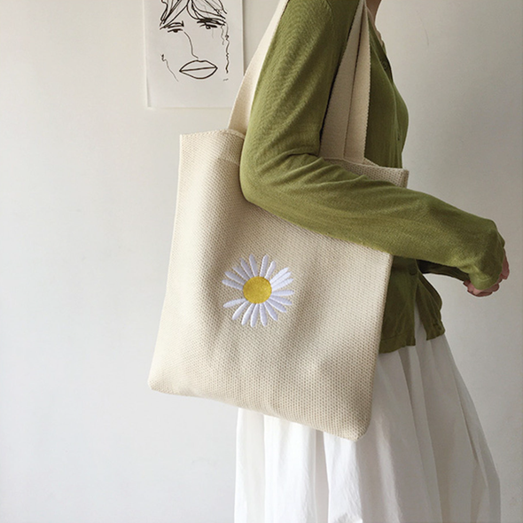 Elena Handbags Daisy Knit Shoulder Bag