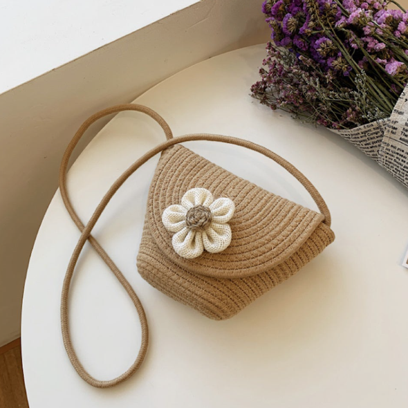 Elena Handbags Knit Flap Shoulder Bag