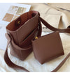 Elena Handbags Simple Leather Camera Sling Bag