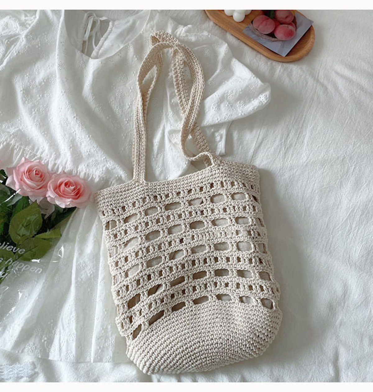 Artsy Crochet Bucket Bag