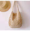 Elena Handbags Cotton Fishnet Shoulder Bag