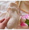 Buy Online Elena Handbags Handmade Crochet Flower Purse