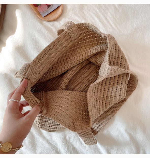 Elena Handbags Large Crochet Tote Bag