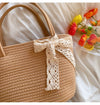 Buy Online Elena Handbags Woven Cotton Basket Bag