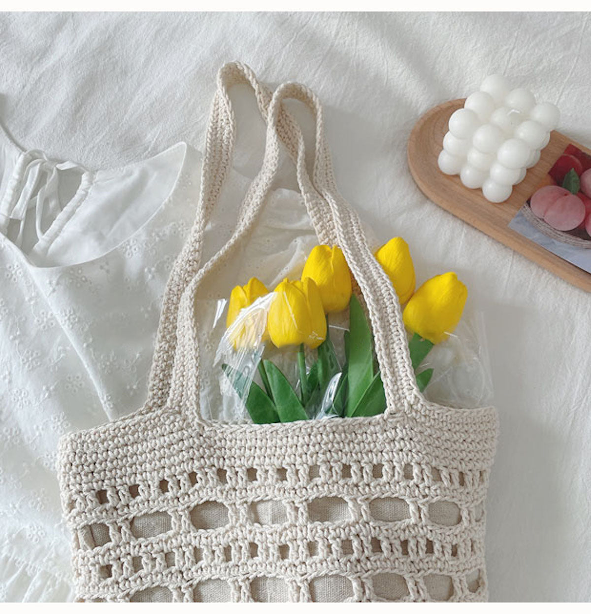 Artsy Crochet Bucket Bag