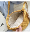 Buy Online High Quality, Unique Handmade Small Cotton Knitted Shoulder Bag, Handmade Crochet Bag, Fashion Casual Bag, Gift for Her, Women's Woven Bag - Elena Handbags
