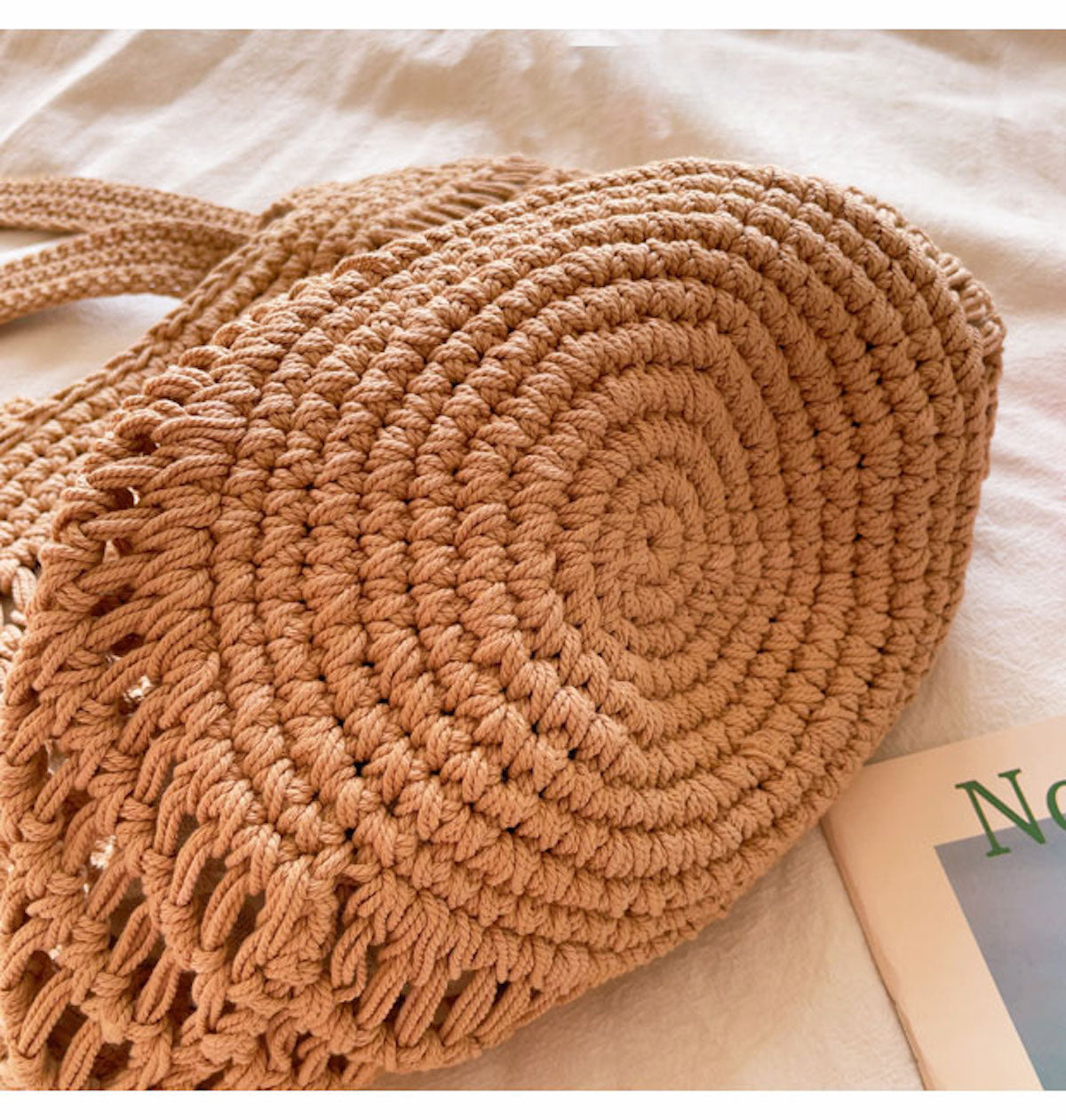 Buy Online Elena Handbags Cotton Bucket Bag