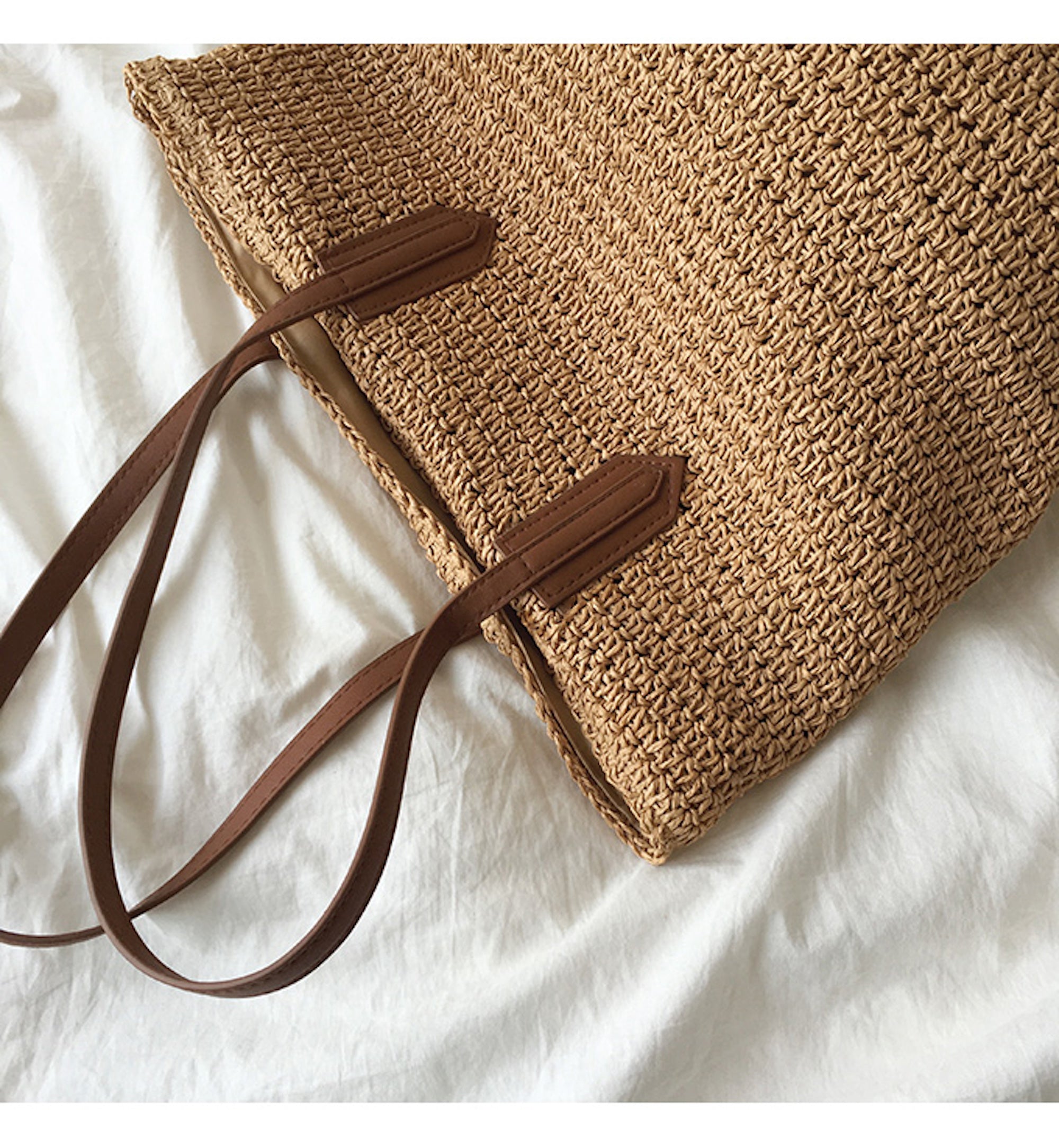 Buy Online High Quality, Unique Handmade Retro Straw Woven Tote Bag, Summer Bag, Everyday Shoulder Bag, Beach Bag - Elena Handbags