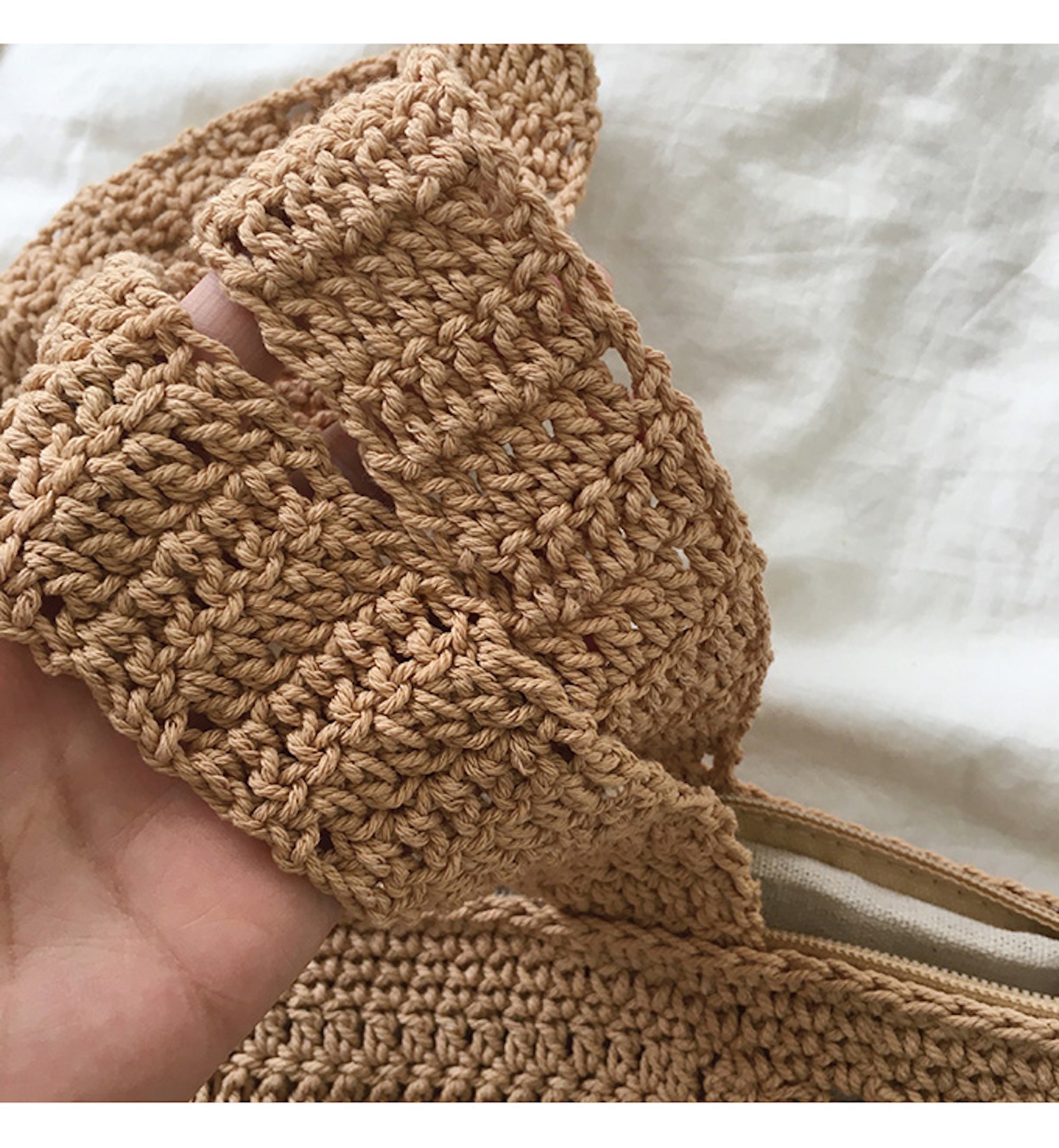 Buy Online High Quality, Unique Handmade Retro Artsy Cotton Knitted Shoulder Bag, Hand Woven, Fashion Casual Bag, Gift for Her, Women's Woven Bag - Elena Handbags