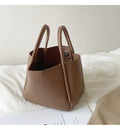Soft Leather Bucket Bag