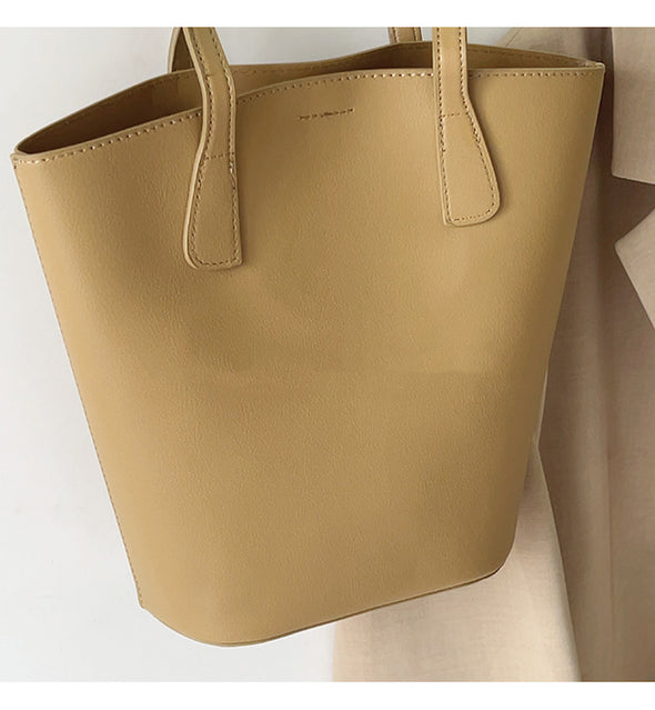 Elena Handbags Chic Leather Tote Bag