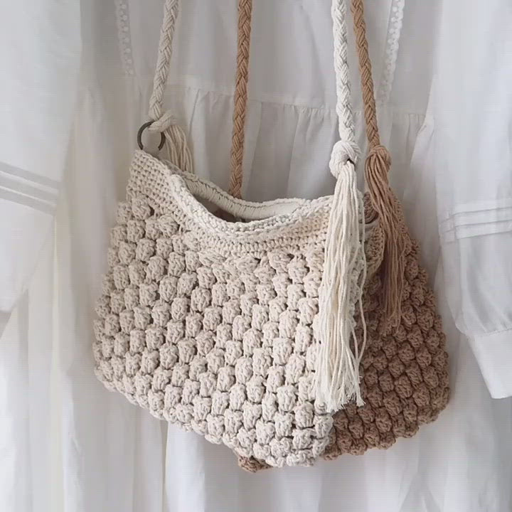 Natural Cotton Fashion Casual Shoulder Bag