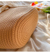 Buy Online Elena Handbags Woven Cotton Basket Bag