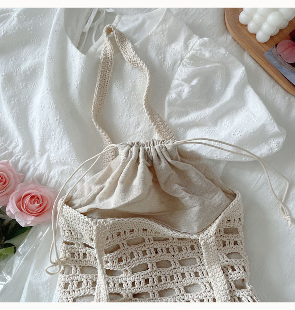 Artsy Crochet Bucket Bag