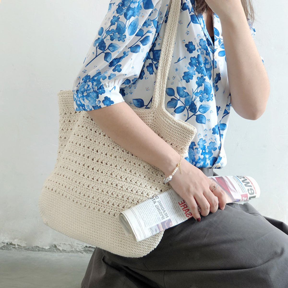 Retro Style Tote Bag