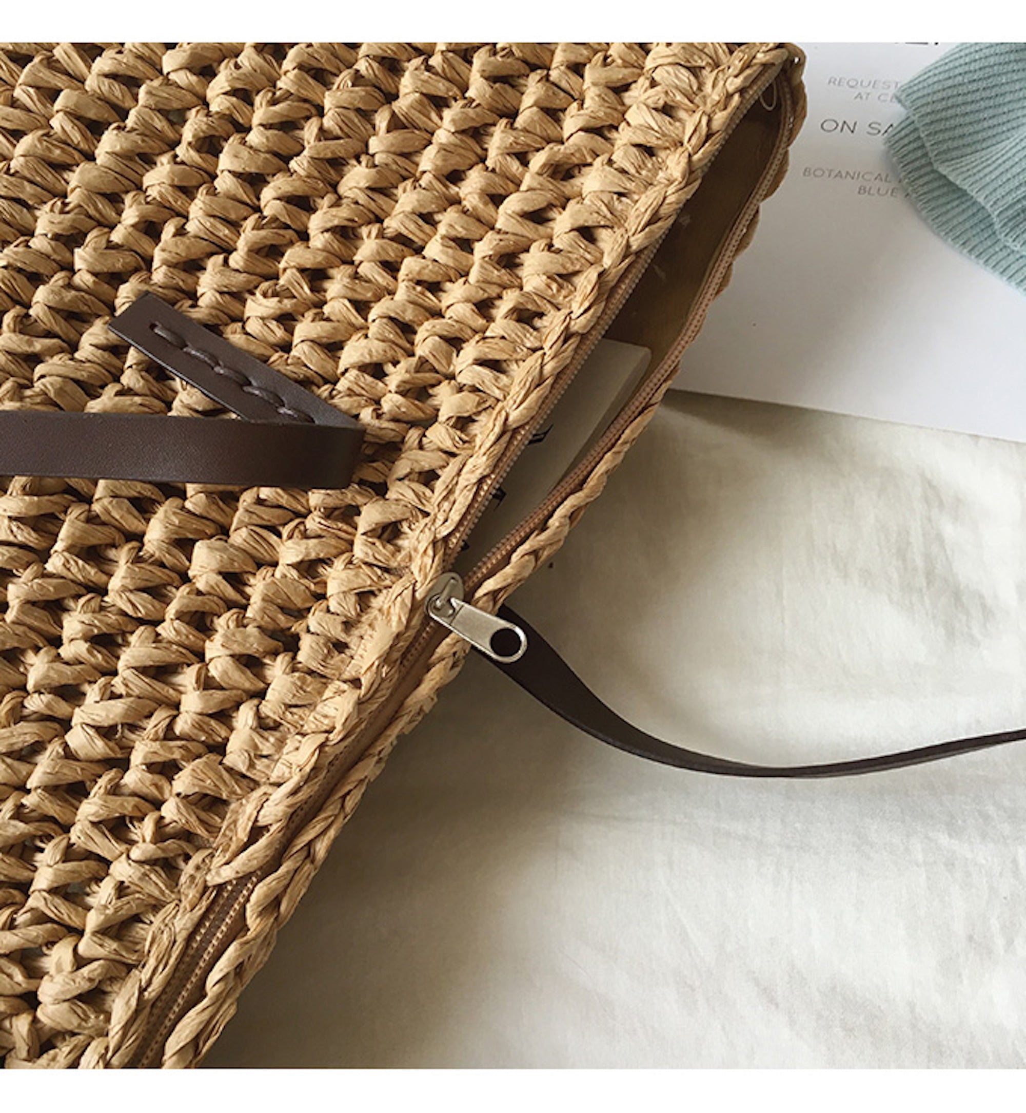 Buy Online High Quality, Unique Handmade Large Straw Woven Tote Bag, Summer Bag, Everyday Shoulder Bag, Beach Bag - Elena Handbags
