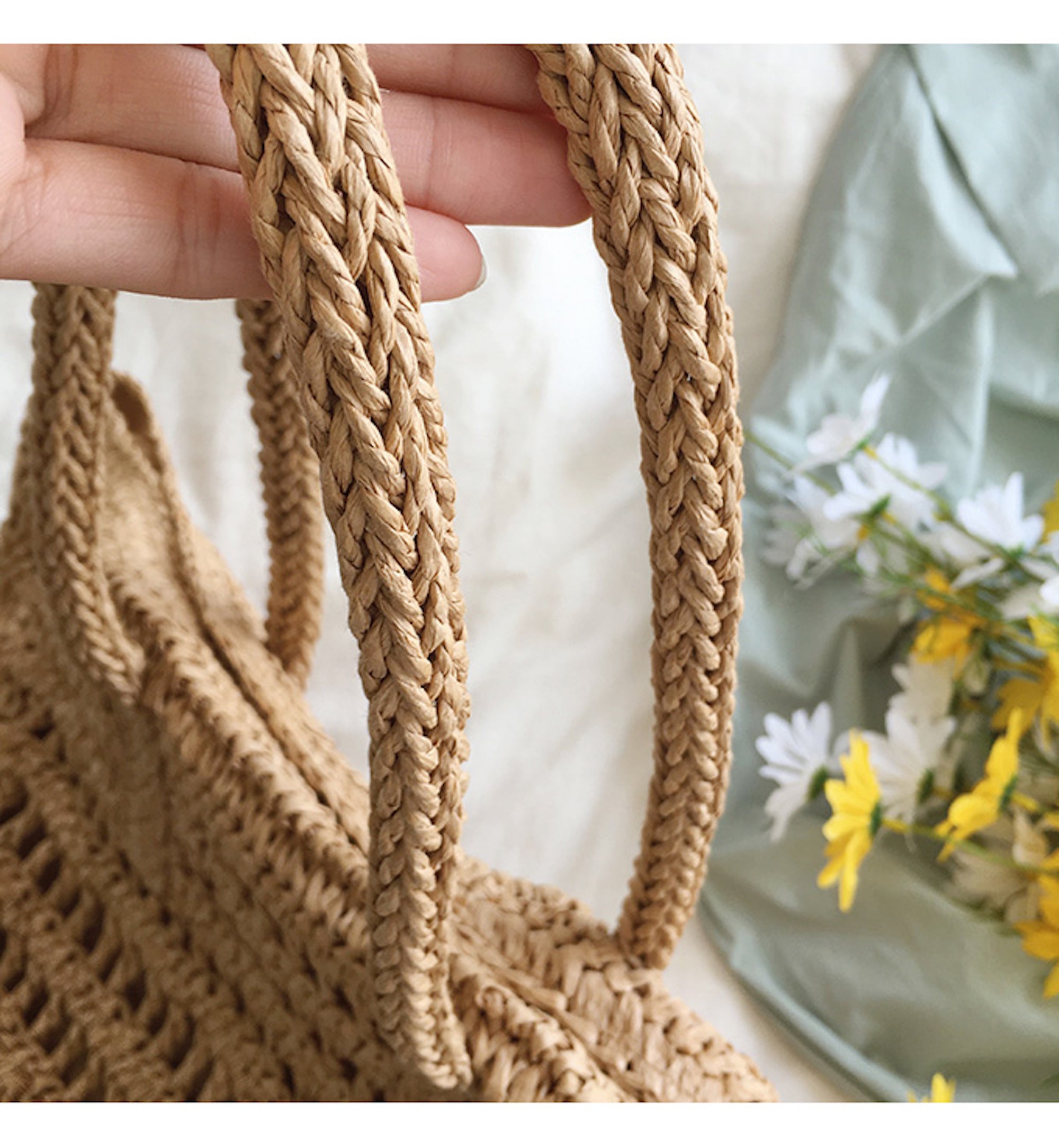 Buy Online High Quality, Unique Handmade Large Fashion Straw Woven Tote Bag, Vintage Vibes, Summer Bag, Everyday Shoulder Bag, Beach Bag - Elena Handbags