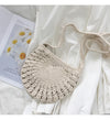 Buy Online High Quality, Unique Handmade Small Boho Cotton Knitted Shoulder Bag, Handmade Crochet Bag, Fashion Casual Bag, Gift for Her, Women's Woven Bag - Elena Handbags