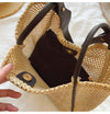 Buy Online Elena Handbags Straw Woven Tote Bag