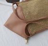 Buy Online Elena Handbags Straw Woven Crossbody Purse