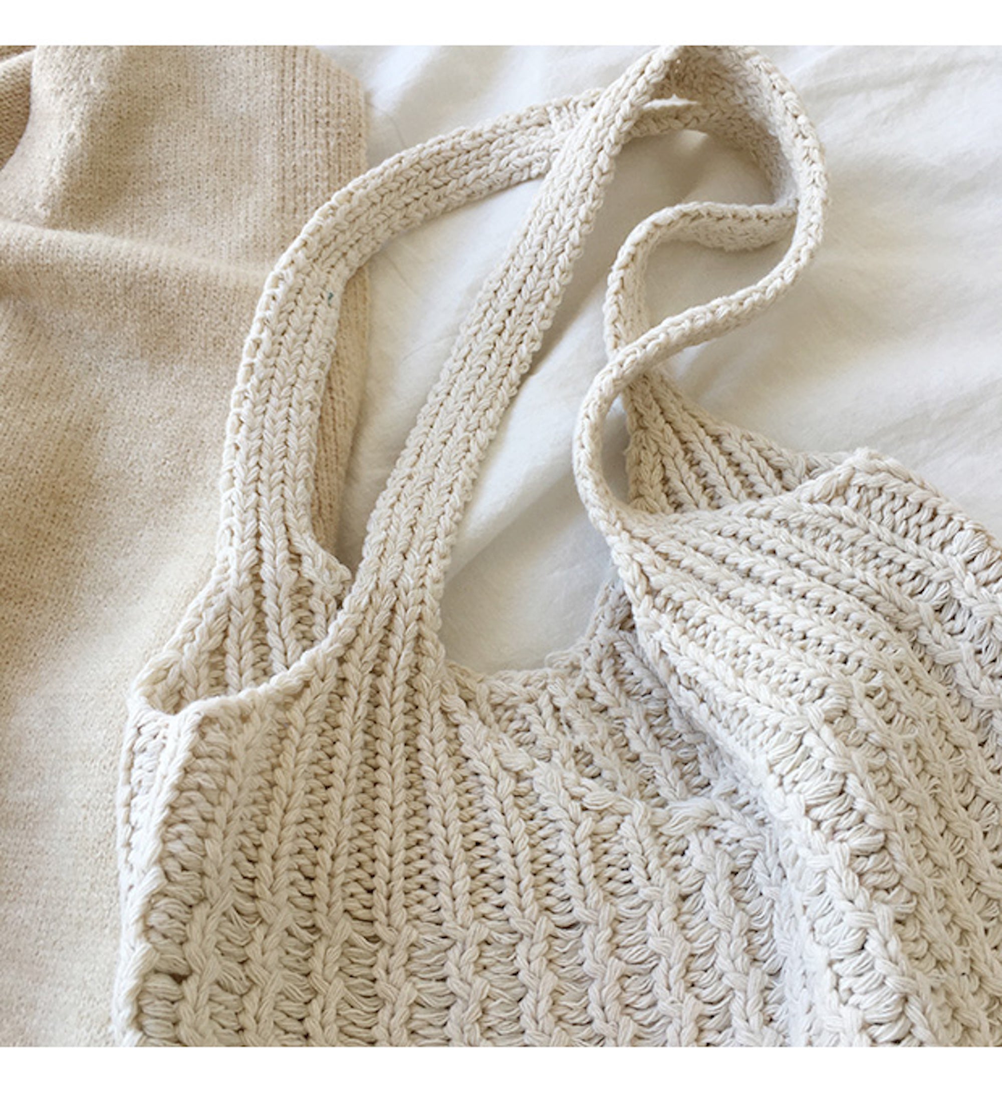 Buy Online High Quality, Unique Handmade Retro Twist Cotton Knitted Shoulder Bag, Fashion Casual Bag, Handmade Gift for Her, Women's Hand Woven Bag - Elena Handbags