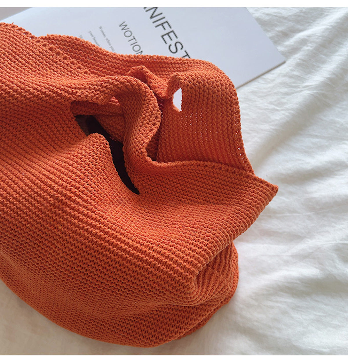 Buy Online Elena Handbags Retro Style Knit Handbag