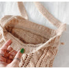 Buy Online Elena Handbags Handmade Cotton Knitted Drawstring Bag