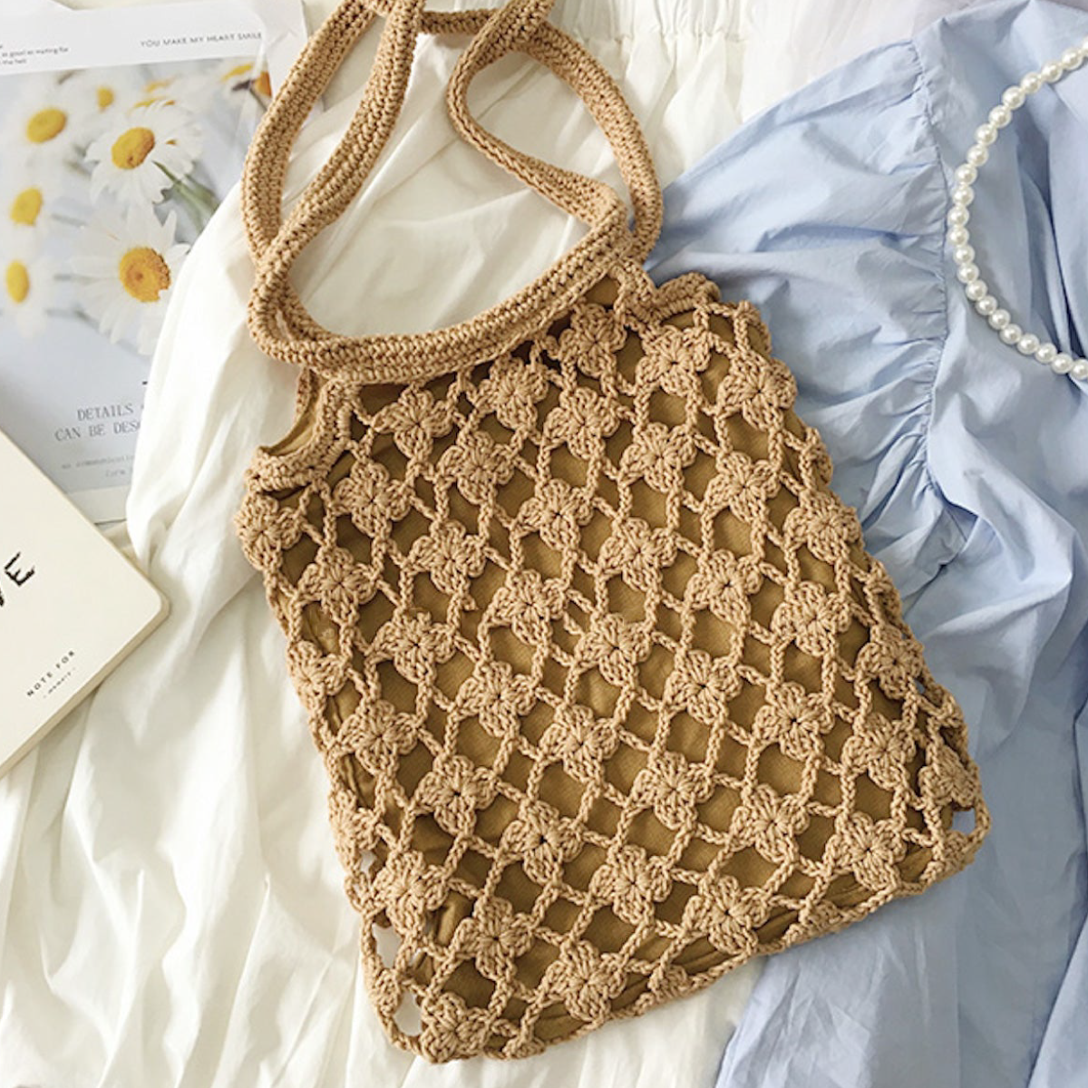 Crochet handbags 2025 for sale