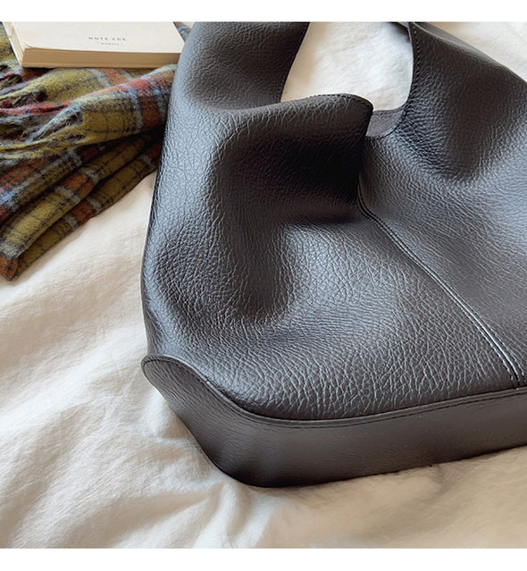 Elena Handbags Leather Sling Shoulder Tote