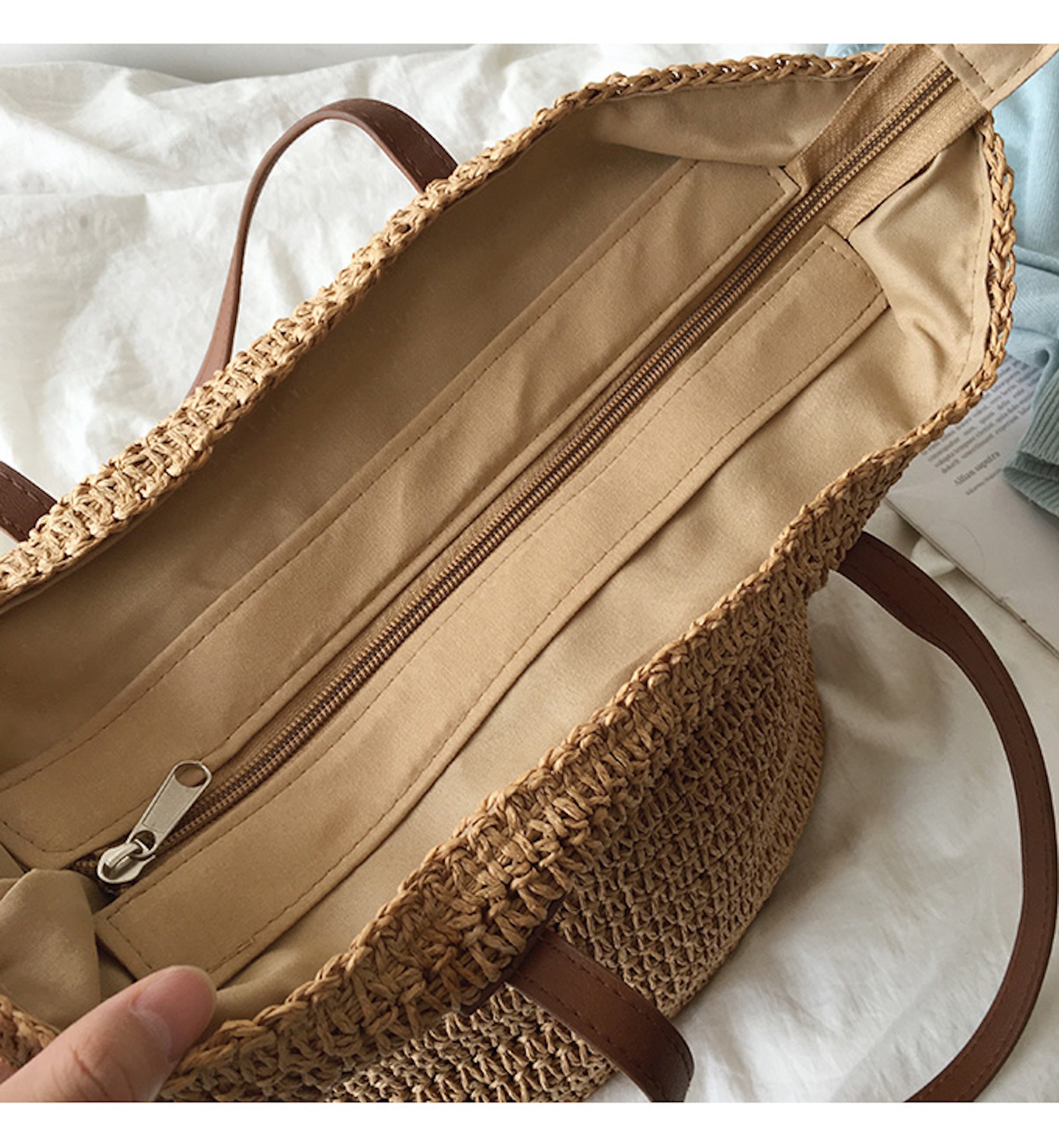 Buy Online High Quality, Unique Handmade Retro Straw Woven Tote Bag, Summer Bag, Everyday Shoulder Bag, Beach Bag - Elena Handbags