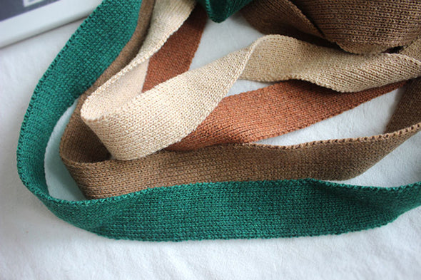 Elena Handbags Retro Knit Shoulder Bag