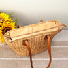 Elena Handbags Straw Basket Tote Bag