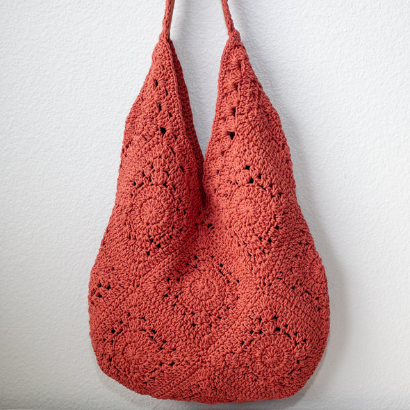 Elena Handbags Crochet Boho Fashion Shoulder Bag