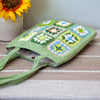 Elena Handbags Handmade Crochet Granny Square Patch Shoulder Bag