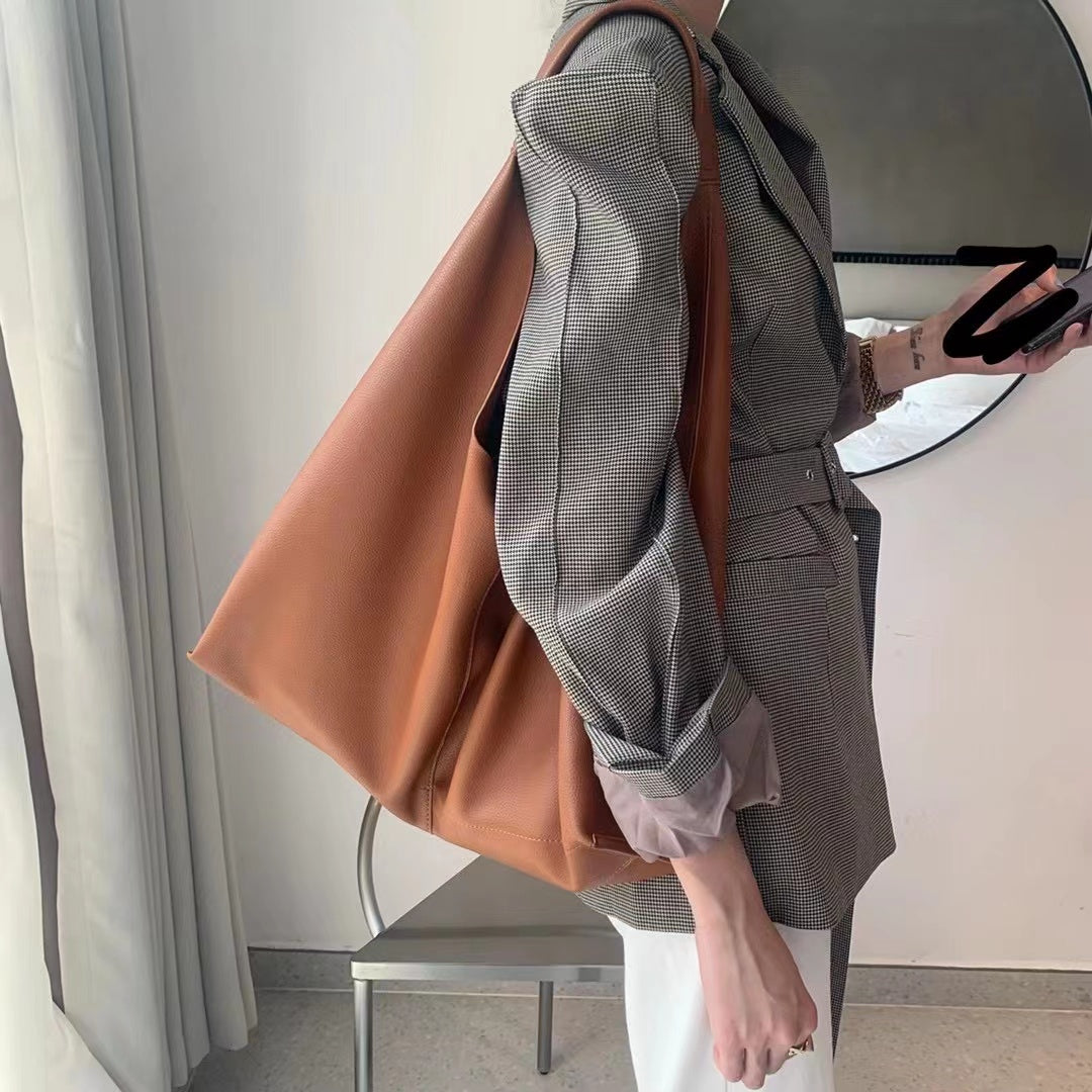 Elena Handbags Retro Hobo Shoulder Leather Bag