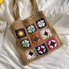 Elena Handbags Handmade Crochet Granny Square Patchwork Shoulder Bag