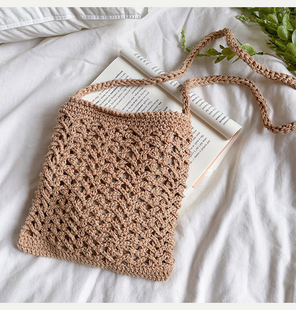 Elena Handbags Handmade Crochet Crossbody Purse