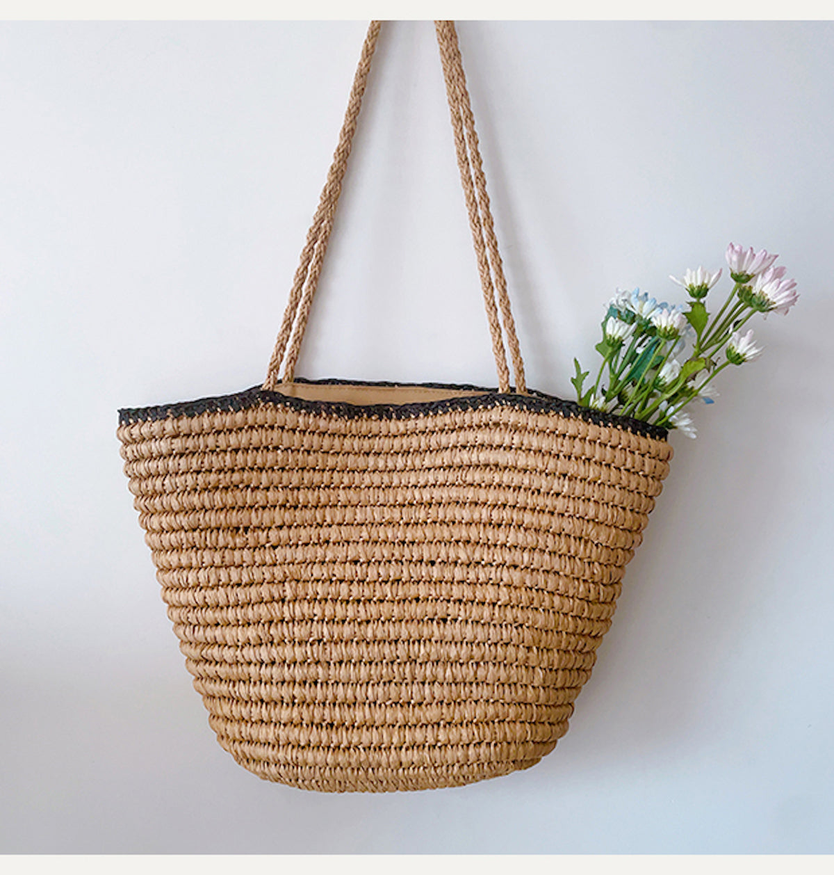 Summer Straw Basket Summer Tote