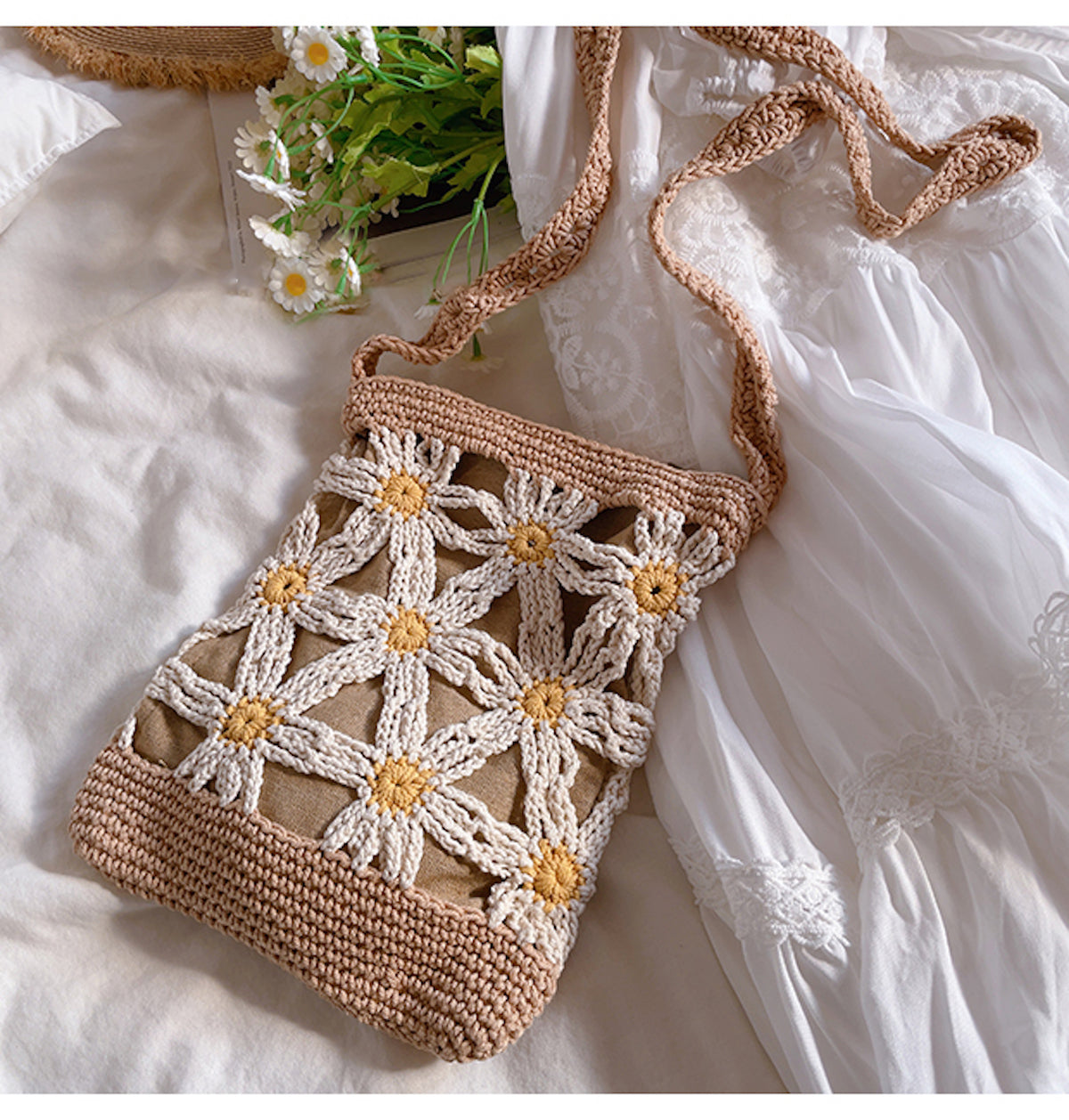 Elena Handbags Mini Daisy Purse