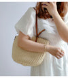 Elena Handbags Medium Summer Basket Tote Loewe Style Bag