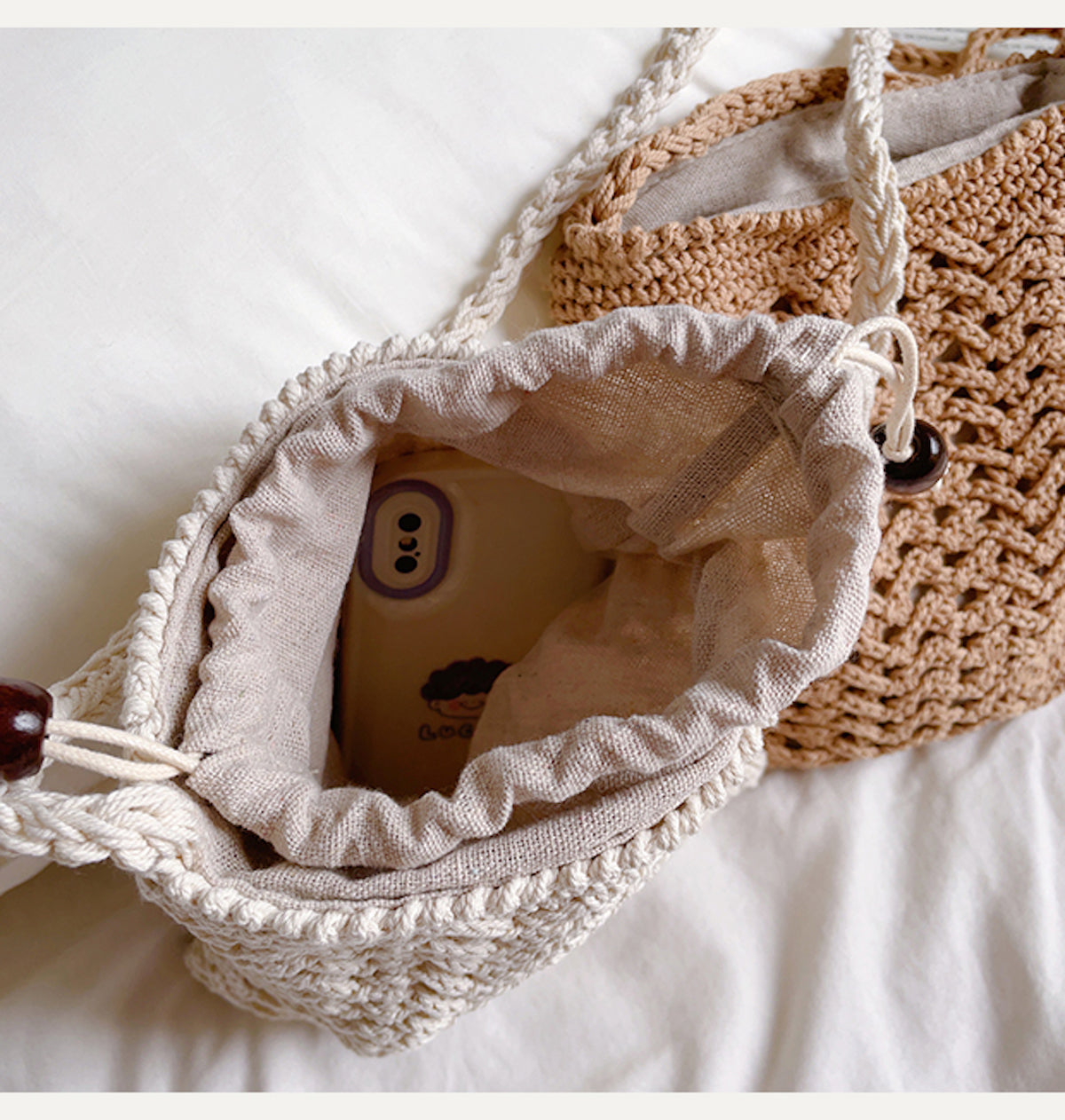 Elena Handbags Handmade Crochet Crossbody Purse