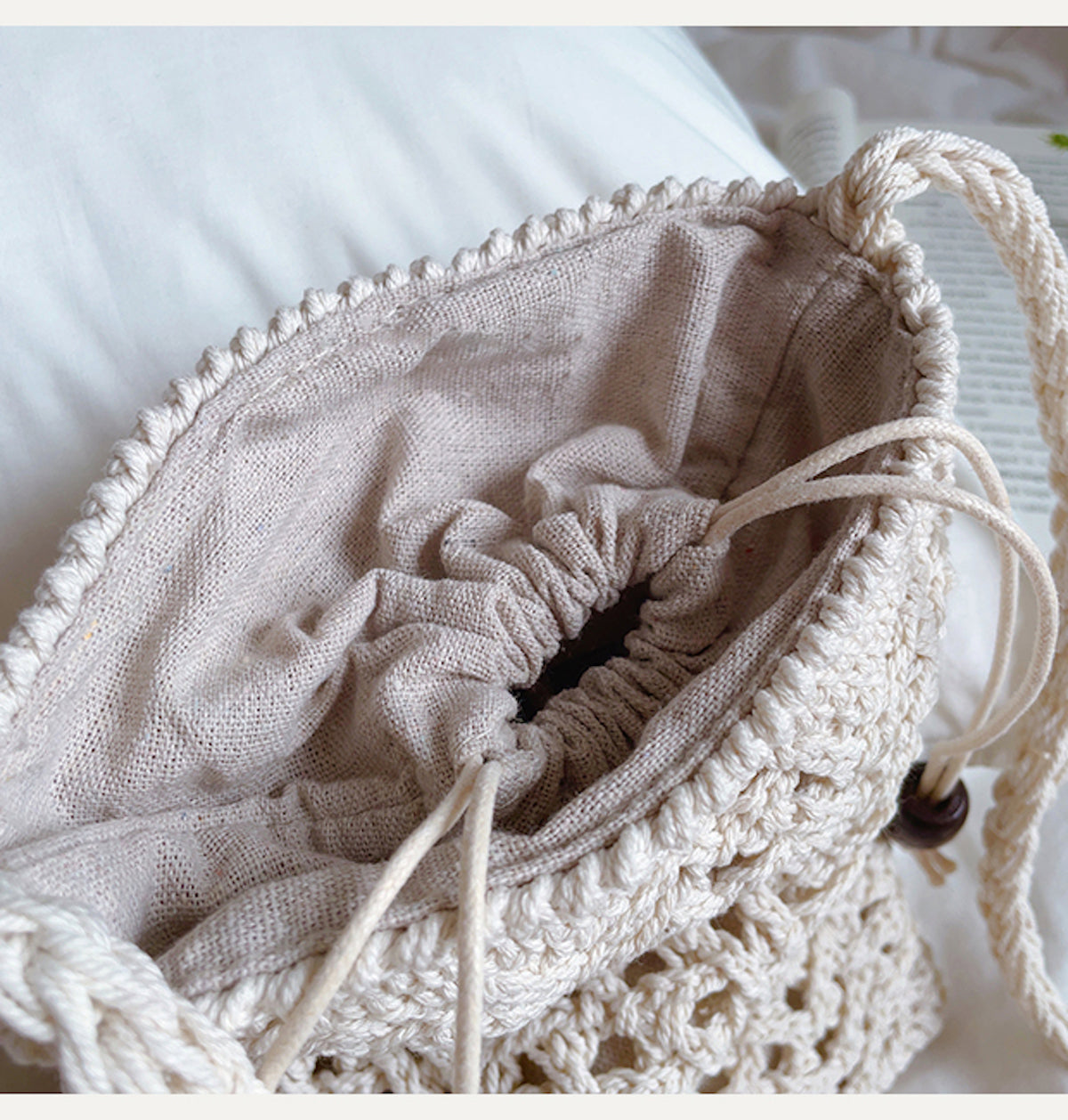 Elena Handbags Handmade Crochet Crossbody Purse