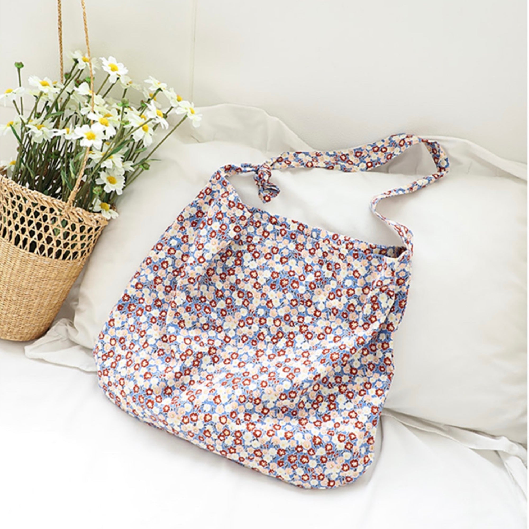 Elena Handbags Floral Canvas Shoulder Bag